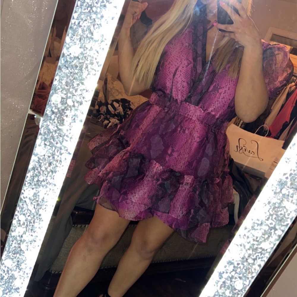 NWT BUDDY LOVE Ruffled Mini Dress